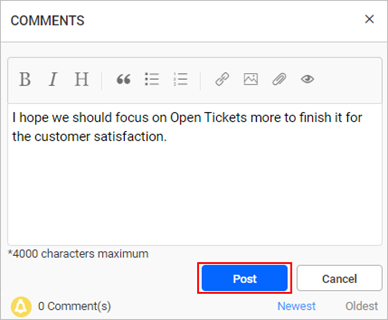 Comments | Reporting Tools