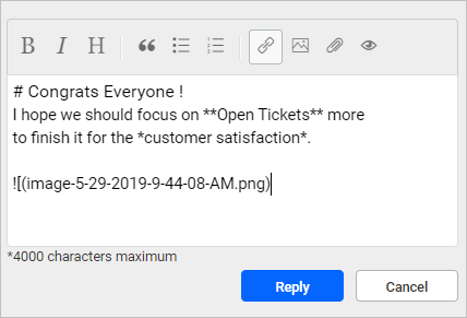 Markdown Format | Reporting Tools