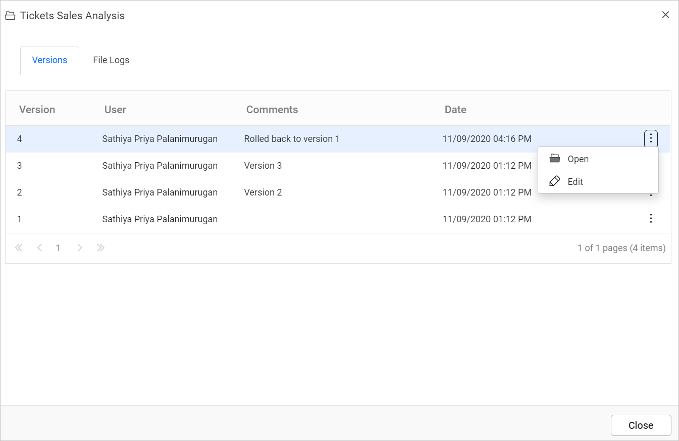 Restore a Report