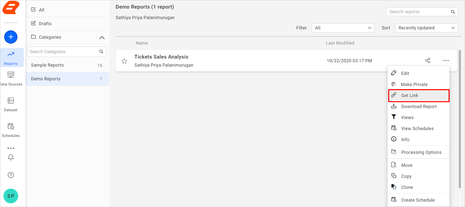 Share the Public Report