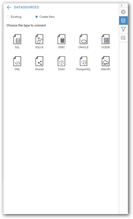 Supported data source types