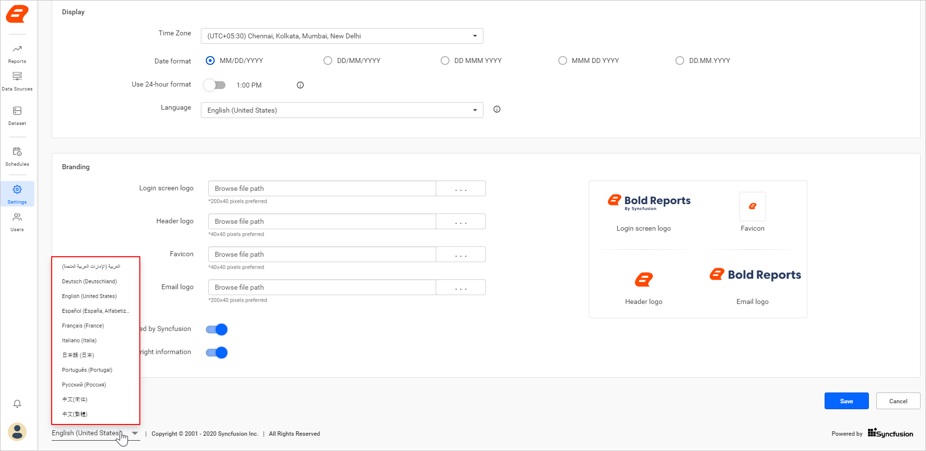 Enhanced localization support