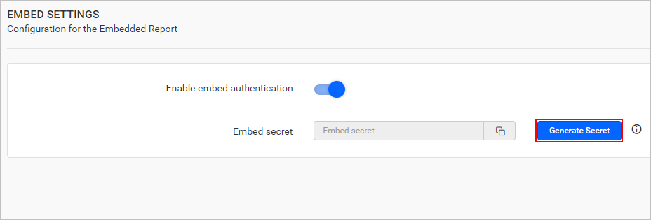 Generate Secret Key