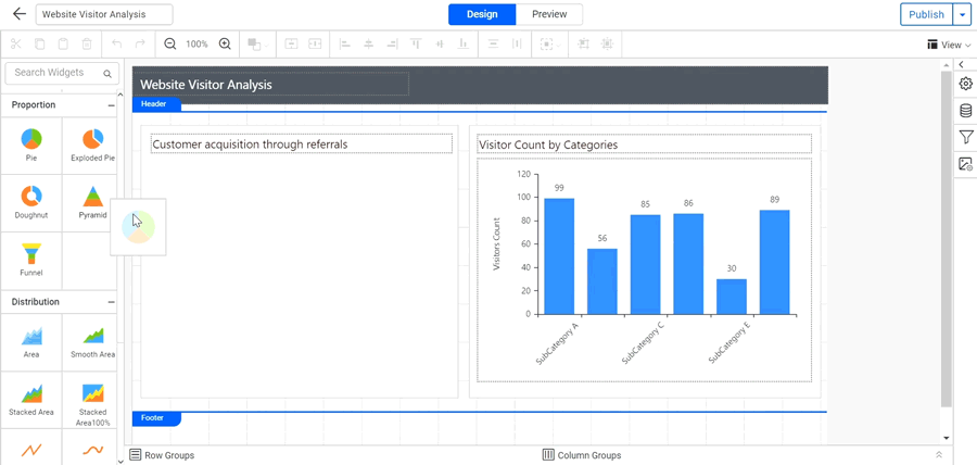 Auto draft saves report automatically in the background.