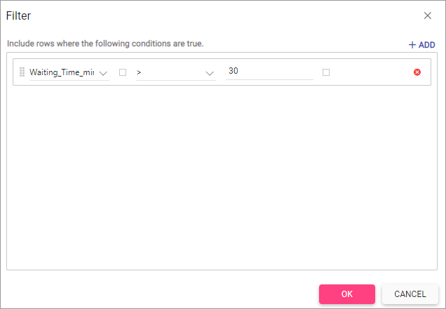 Adding a filter to a gauge widget in Report Designer