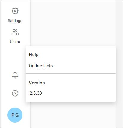 Current Version Number from help menu