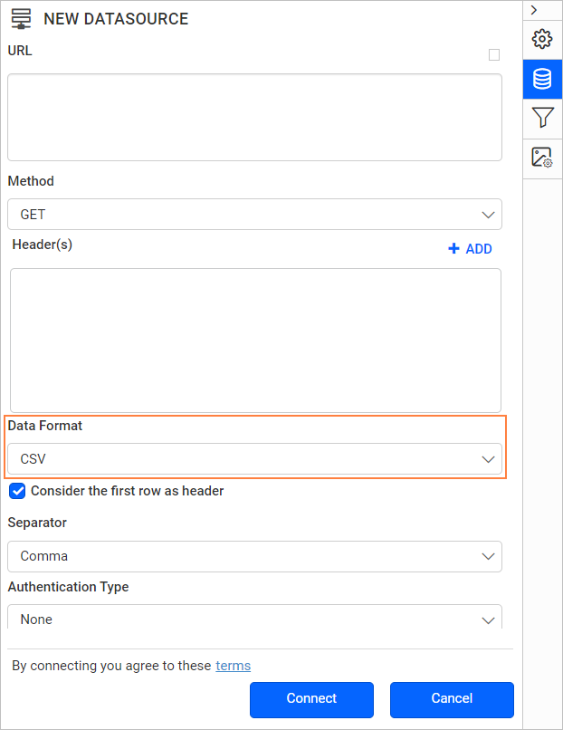 CSV response type in Web API | Report Tools Software