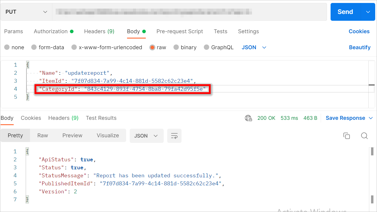 Update Category details while updating Report| Report Tools Software