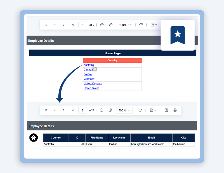 How to Add Bookmarks to a Report