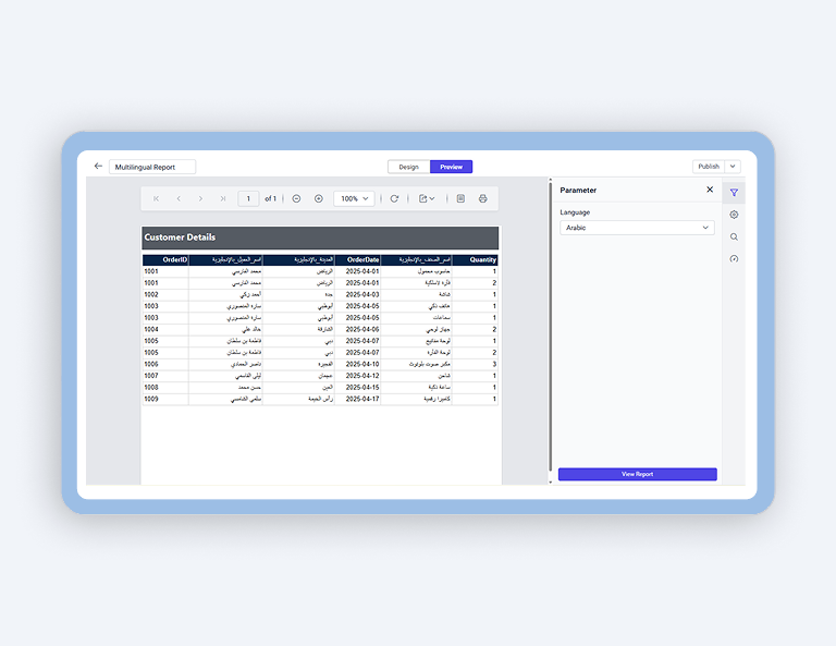 How to Create a Multilingual Report with Dynamic Language Switching