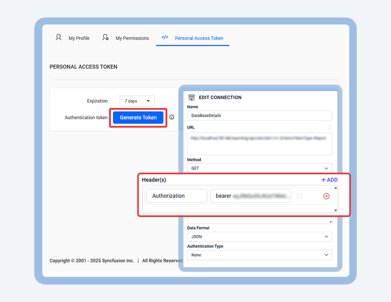 How to Create a Web API Data Source with Authorization Headers