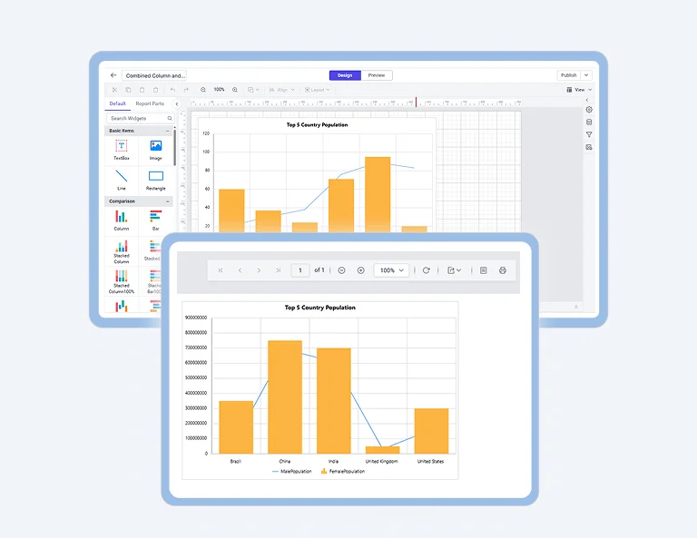 How to Display Different Chart Types for Each Data Series