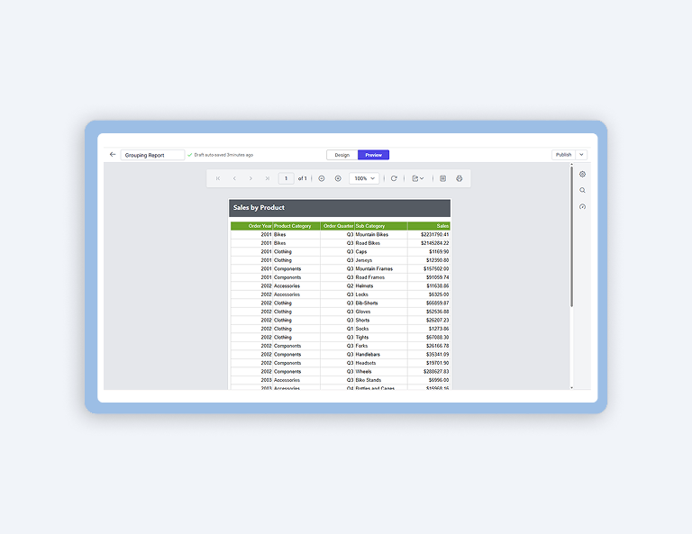 Organize Report Data with Group Expressions