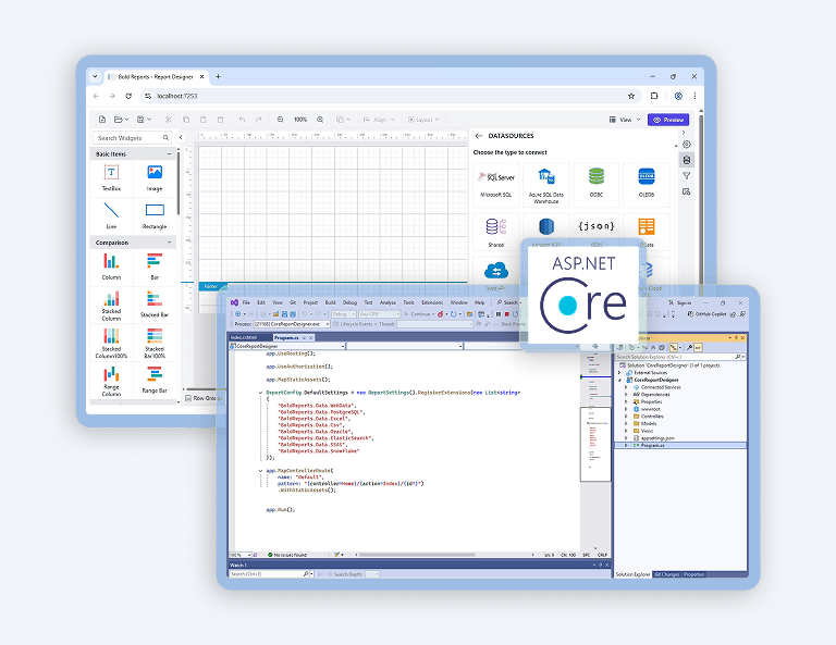 How to Add Data Source Extensions in an ASP.NET Core App