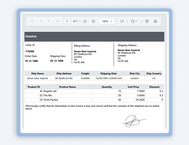 How to Customize Toolbar Options in Report Viewer Control