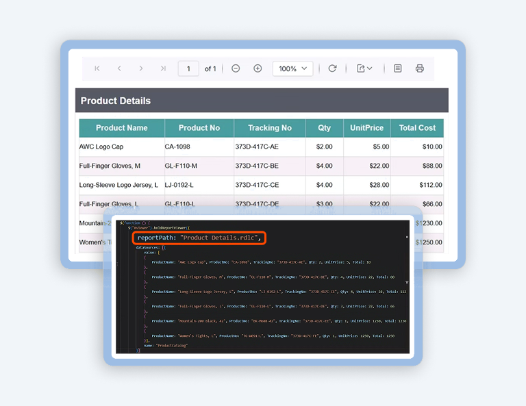 How to Pass a Data Source to RDLC from the Client Side