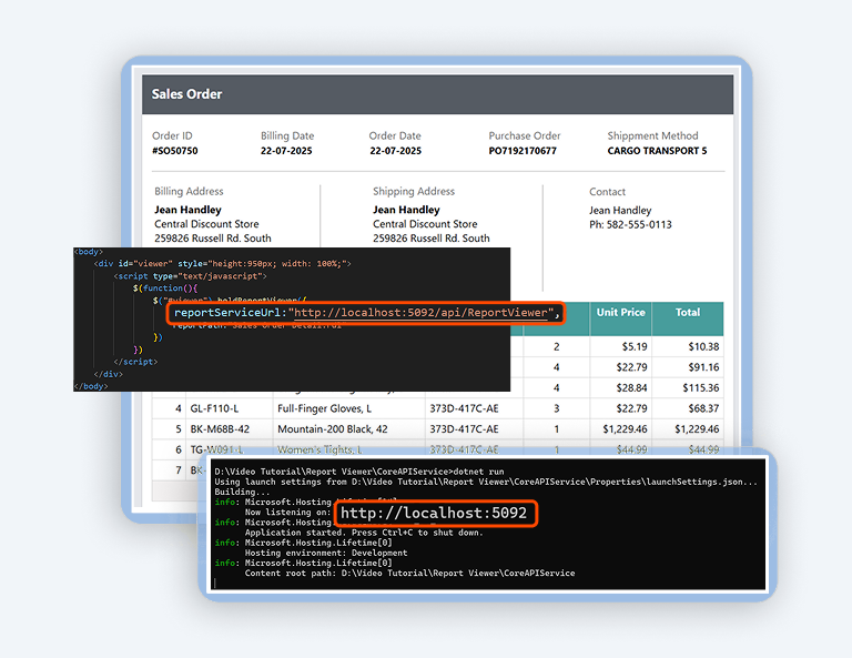 How to Create an ASP.NET Core Reporting Service for Report Viewer Control