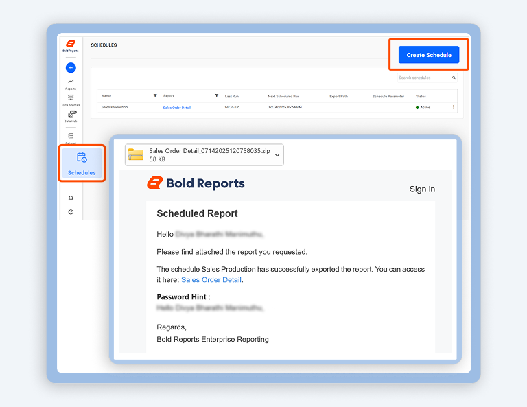 How to Schedule a Report in Report Server