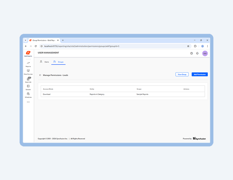 How to Manage Group Permission