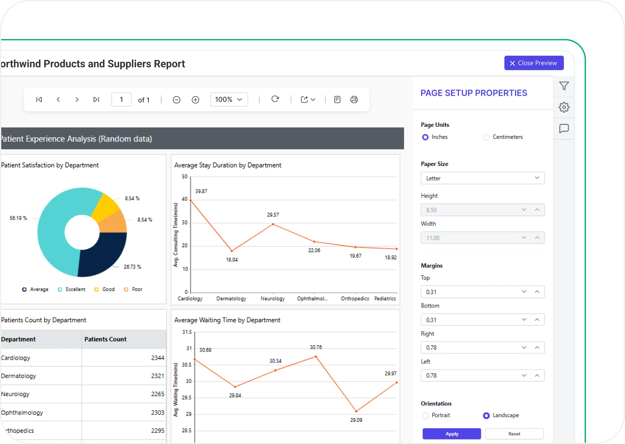 Page Formatting Controls